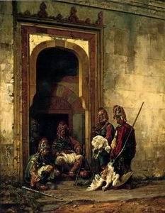 Arab or Arabic people and life. Orientalism oil paintings 145, unknow artist